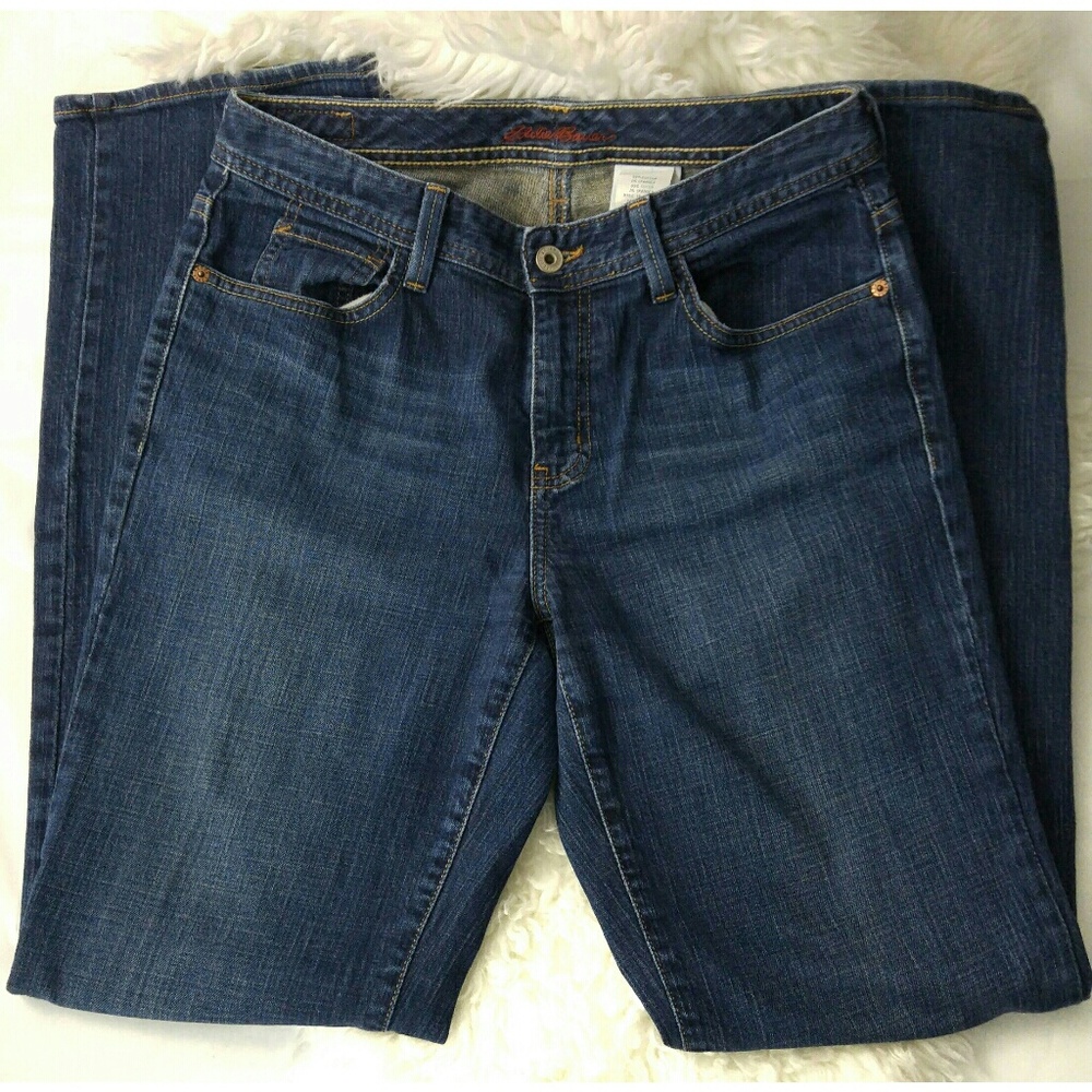 Eddie Bauer Women's Boot Cut Stretch Jeans Sz 8L